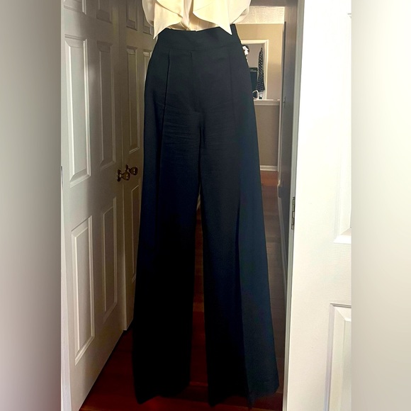 Abete pant, wide leg, side pockets, tailed fit, cuffed legs, size 2 - Picture 1 of 6